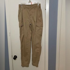 Khaki jogger pants